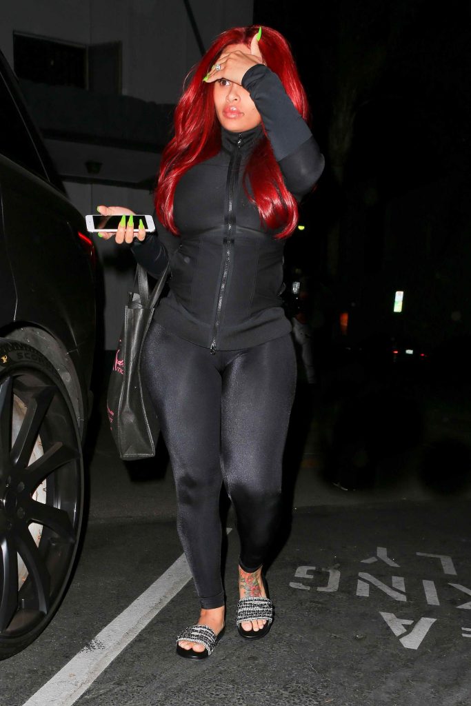 Blac Chyna Was Seen Out at Busby's in Hollywood-1