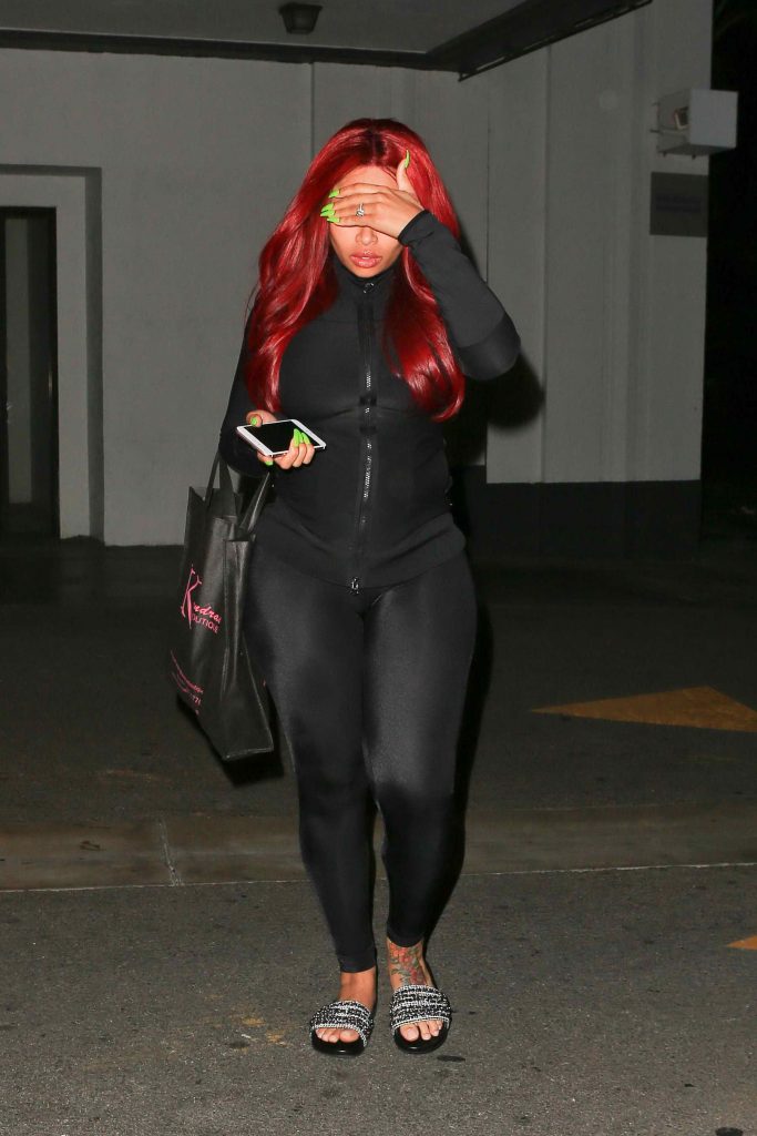 Blac Chyna Was Seen Out at Busby's in Hollywood-2