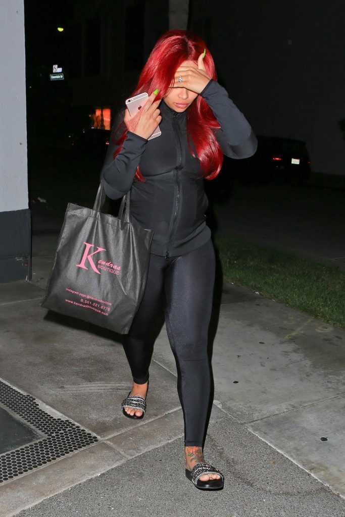 Blac Chyna Was Seen Out at Busby's in Hollywood-3