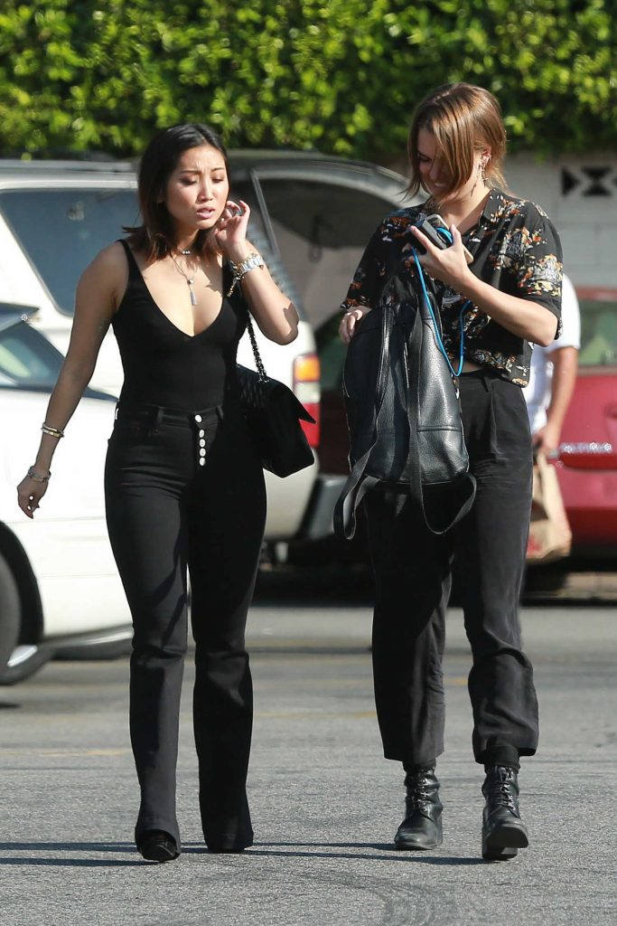 Brenda Song Out in Studio City-4