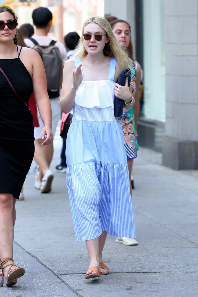 Dakota Fanning Was Seen Out in New York-3
