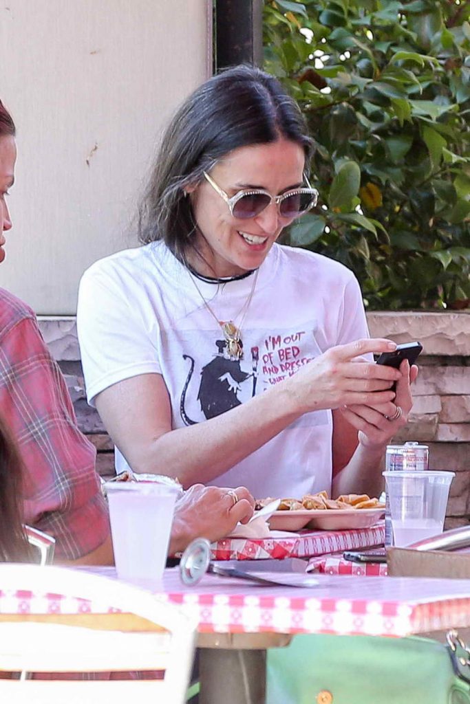 Demi Moore at Pinches Tacos in West Hollywood-1