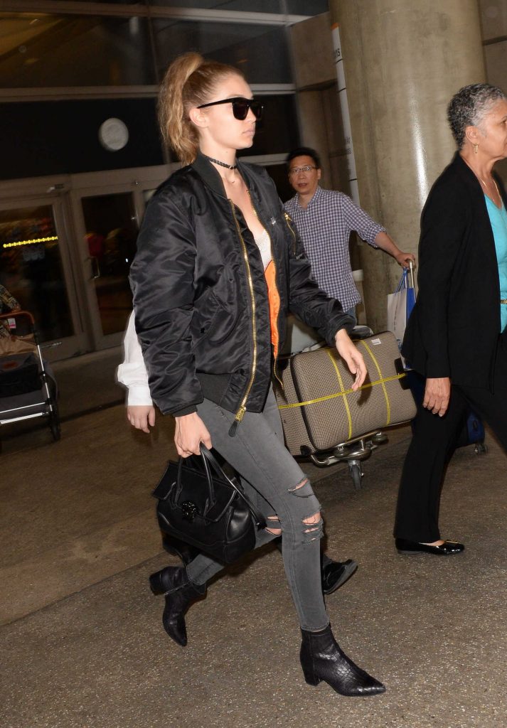 Gigi Hadid Was Spotted at LAX Airport in LA-1