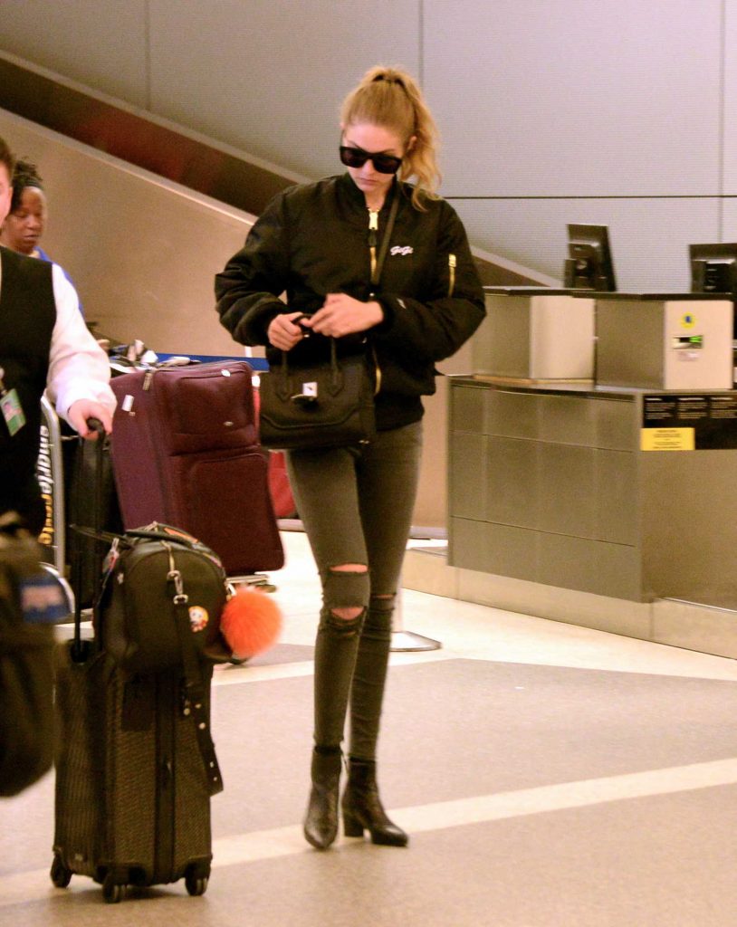 Gigi Hadid Was Spotted at LAX Airport in LA-3