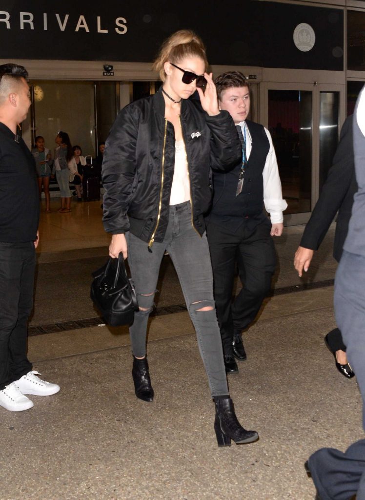 Gigi Hadid Was Spotted at LAX Airport in LA-4