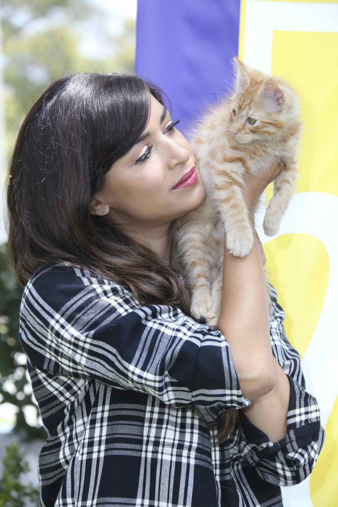 Hannah Simone at Adopt a Shelter Cat Event in Beverly Hills-5