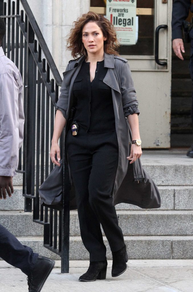 Jennifer Lopez on the Set of Shades of Blue in New York-5