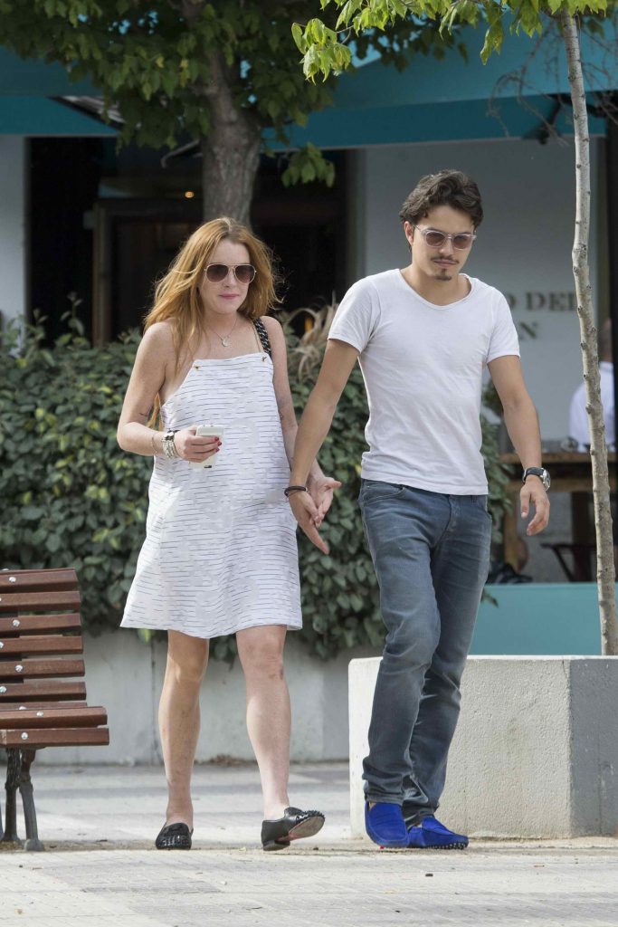 Lindsay Lohan Was Seen Out in Madrid-2