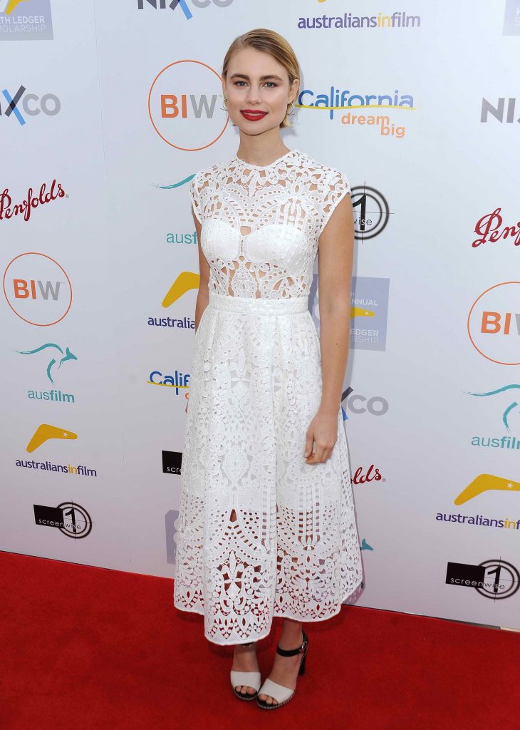 Lucy Fry at the Heath Ledger Scholarship Dinner in Beverly Hills-2