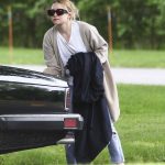 Mary-Kate Olsen in East Hampton With Her Broken Down Car