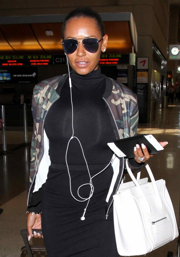 Melanie Brown Arrives at LAX Airport in Los Angeles-4