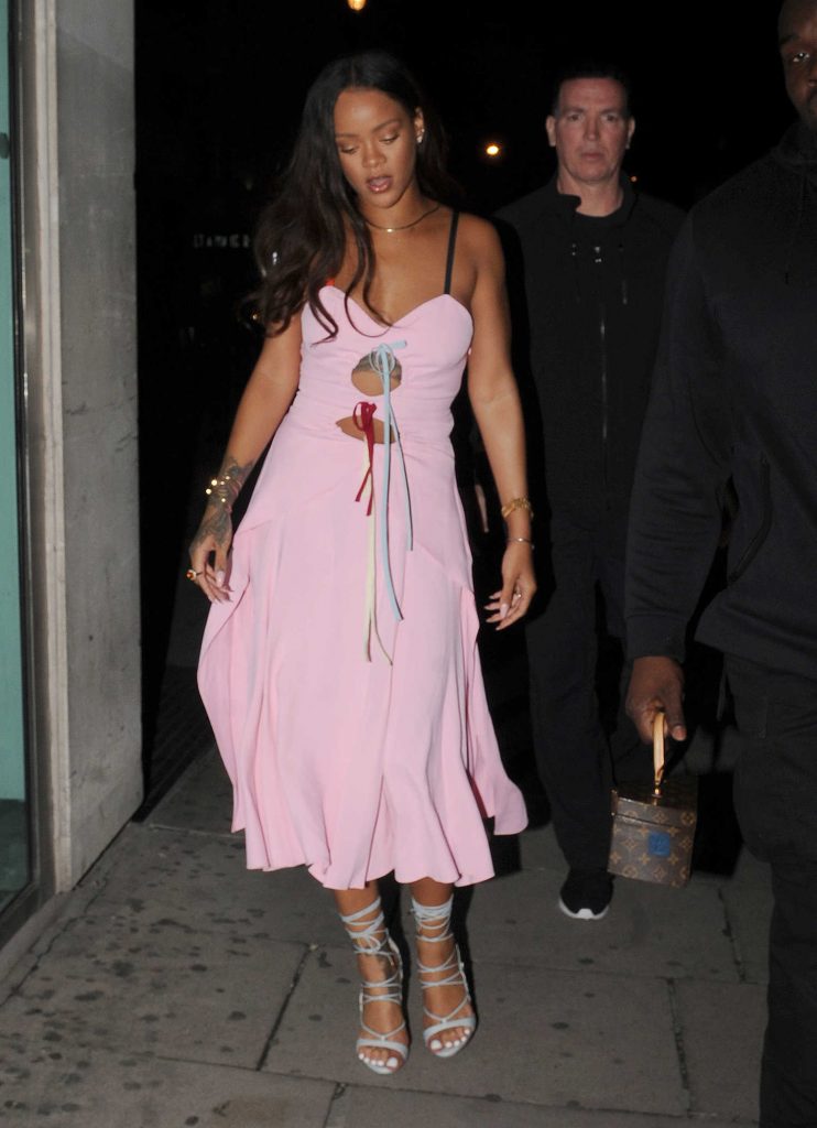 Rihanna Leaves the Tape Nightclub in London-1