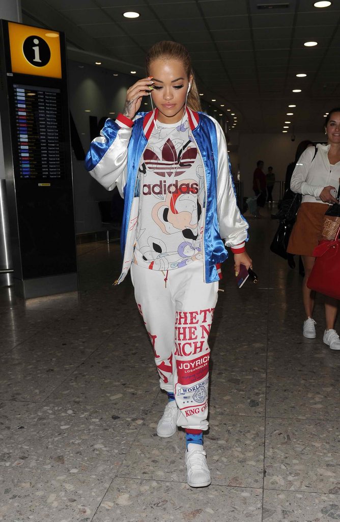 Rita Ora Was Seen at Heathrow Airport in London-1