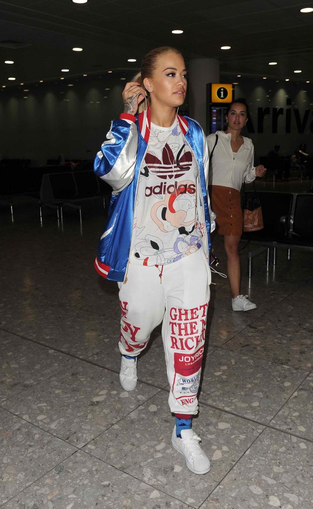 Rita Ora Was Seen at Heathrow Airport in London-2