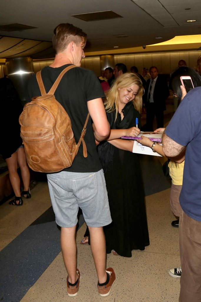 Sasha Pieterse Arrives at LAX Airport in Los Angeles-3