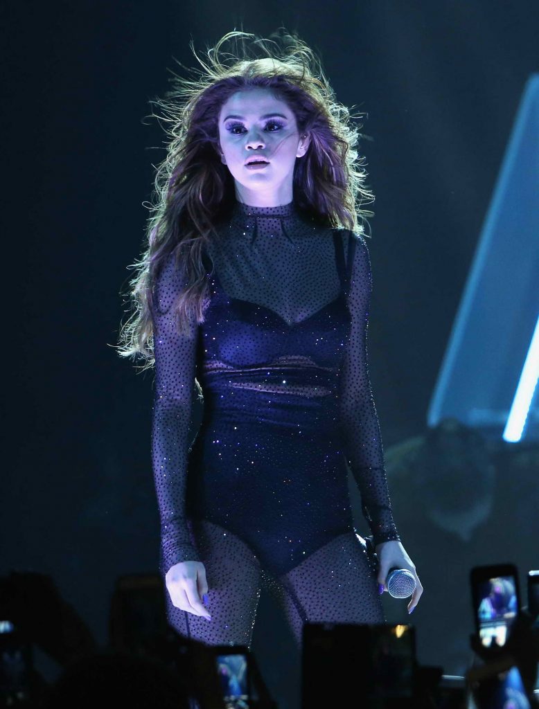 Selena Gomez Performs at the Revival World Tour at Barclays Center in Brooklyn-3