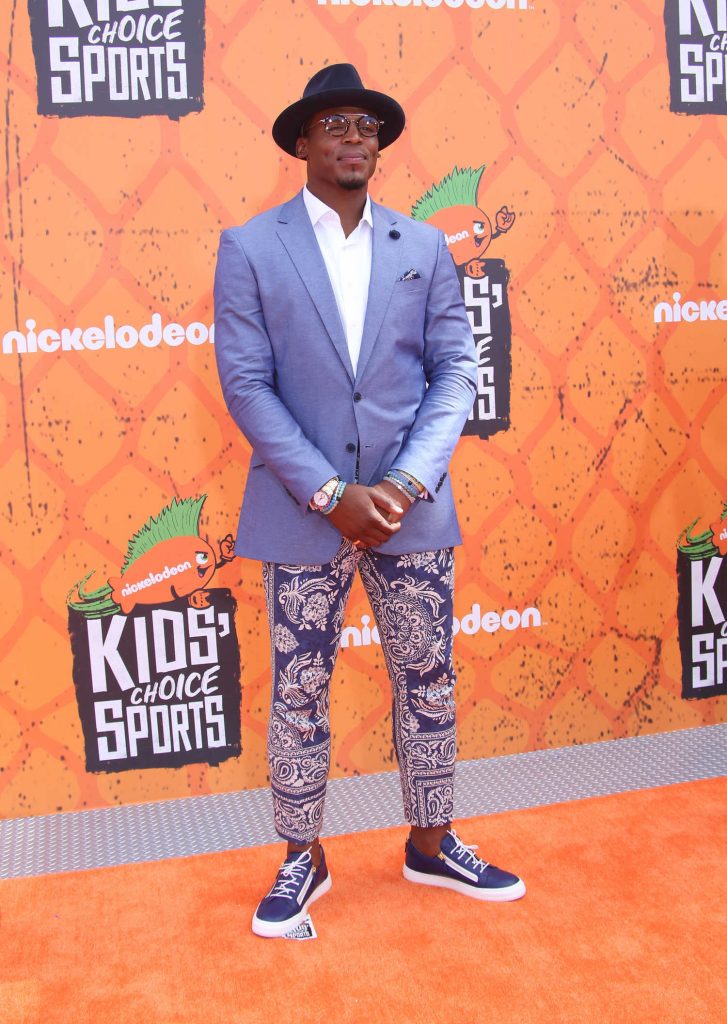 Cam Newton at the Nickelodeon's Kids' Choice Sports Awards in Westwood-1