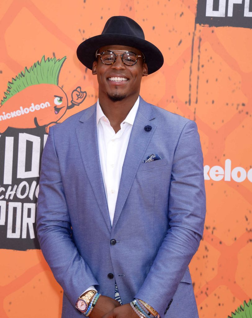 Cam Newton at the Nickelodeon's Kids' Choice Sports Awards in Westwood-3