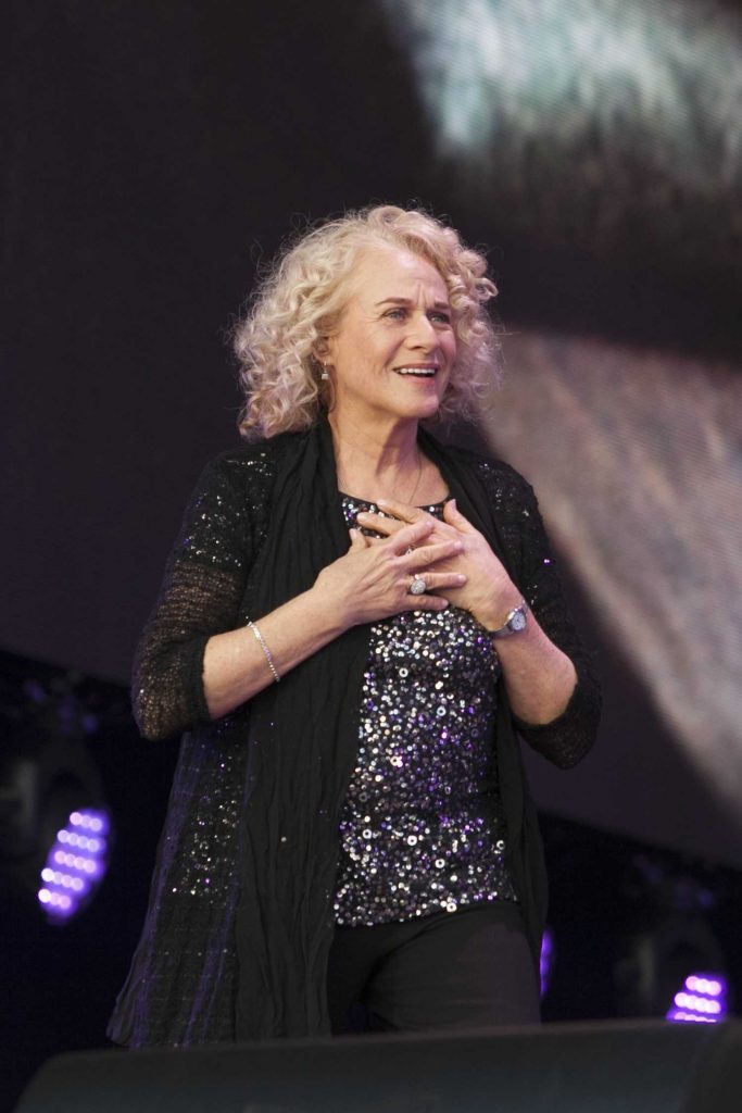 Carole King Performs at British Summertime Festival at Hyde Park in London-1