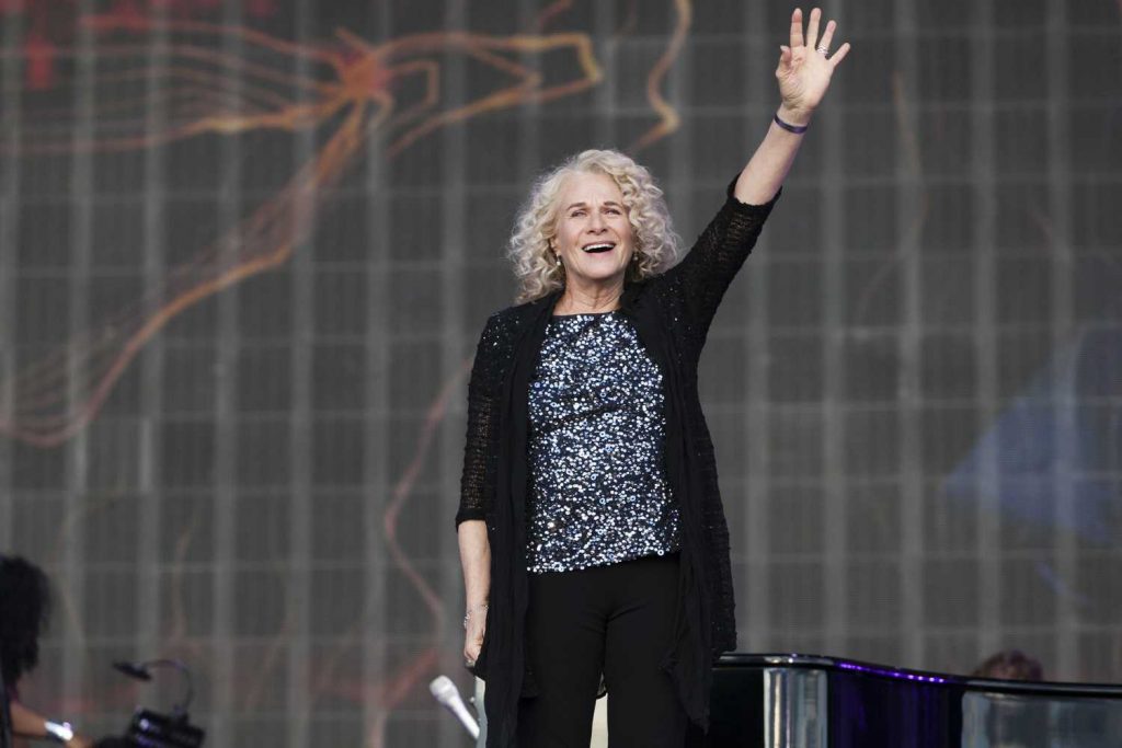 Carole King Performs at British Summertime Festival at Hyde Park in London-3