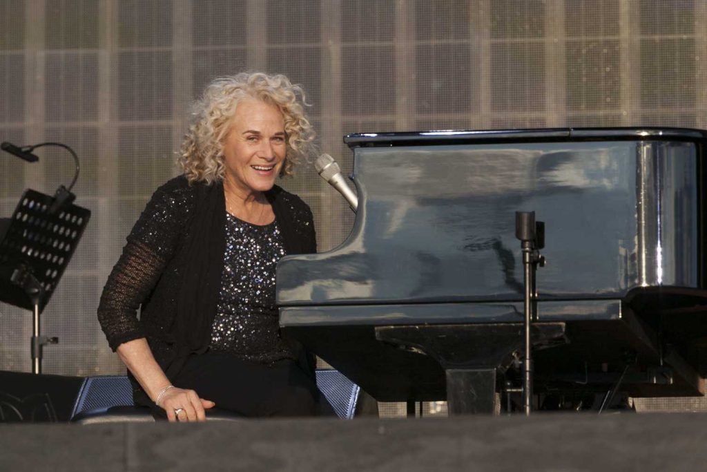 Carole King Performs at British Summertime Festival at Hyde Park in London-4