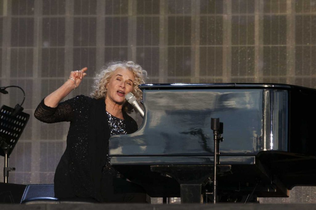 Carole King Performs at British Summertime Festival at Hyde Park in London-5