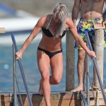 Chloe Madeley in Bikini at the Beach in Ibiza
