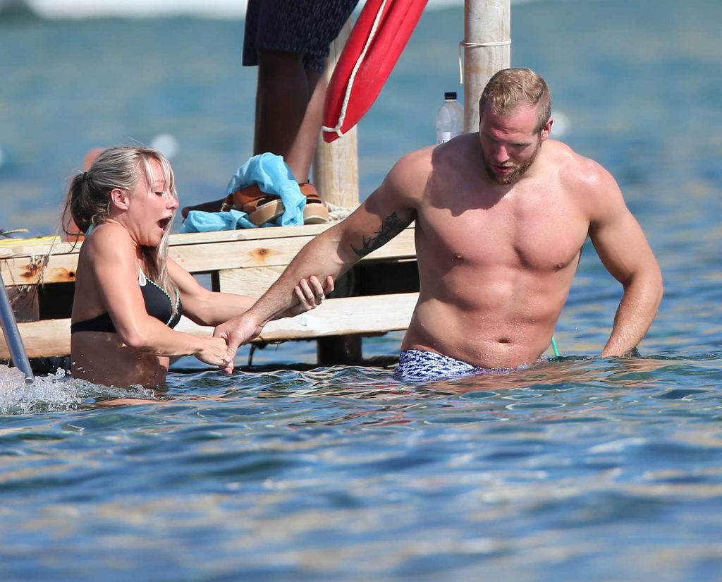 Chloe Madeley in Bikini at the Beach in Ibiza-4