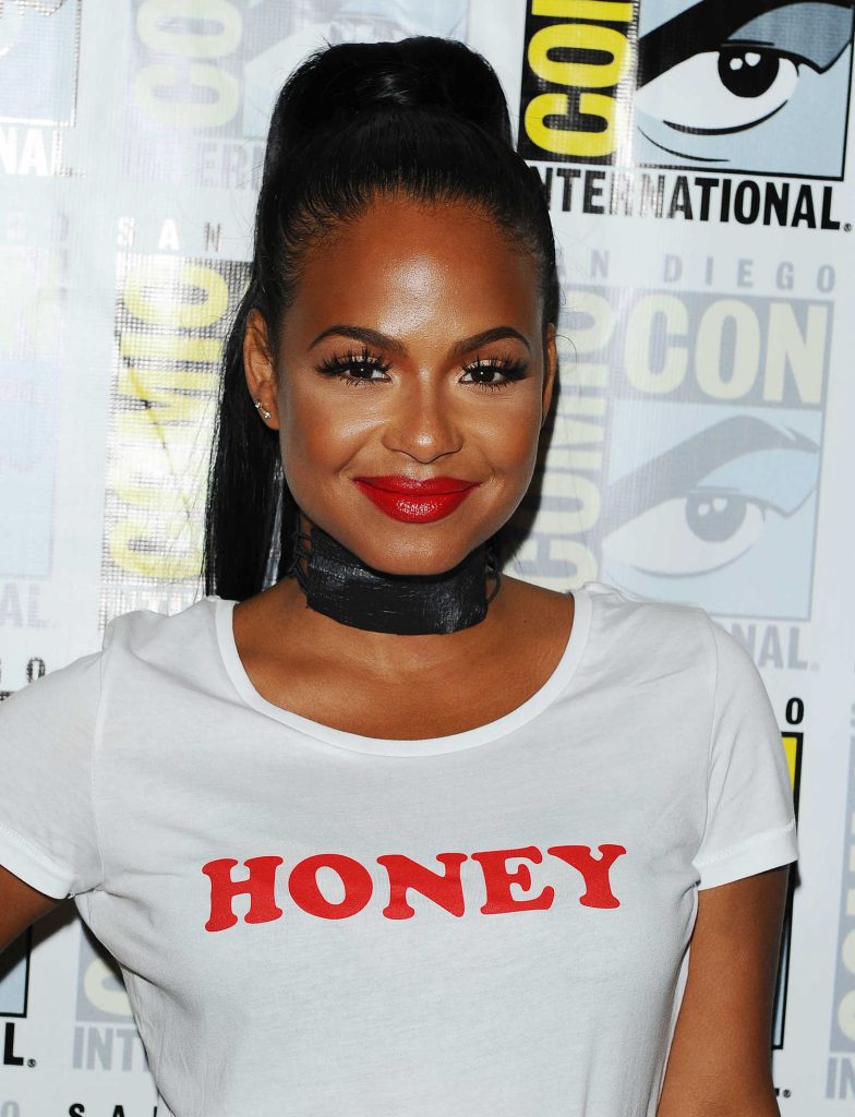 Christina Milian at The Rocky Horror Picture Show Press Line at Comic-Con International in San Diego-5