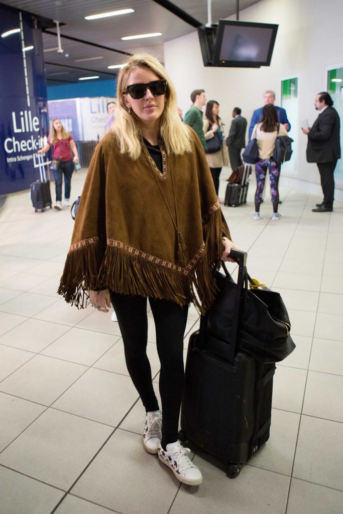 Ellie Goulding Arrives in Brussels-1