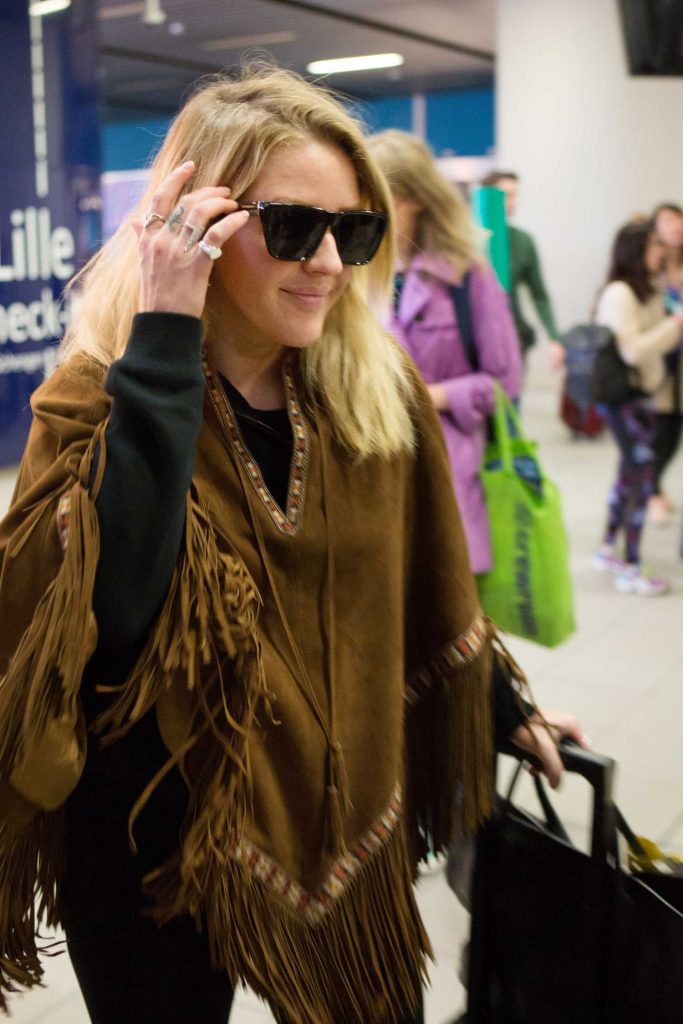 Ellie Goulding Arrives in Brussels-4