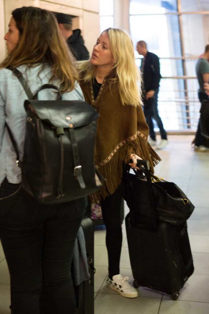 Ellie Goulding Arrives in Brussels-5