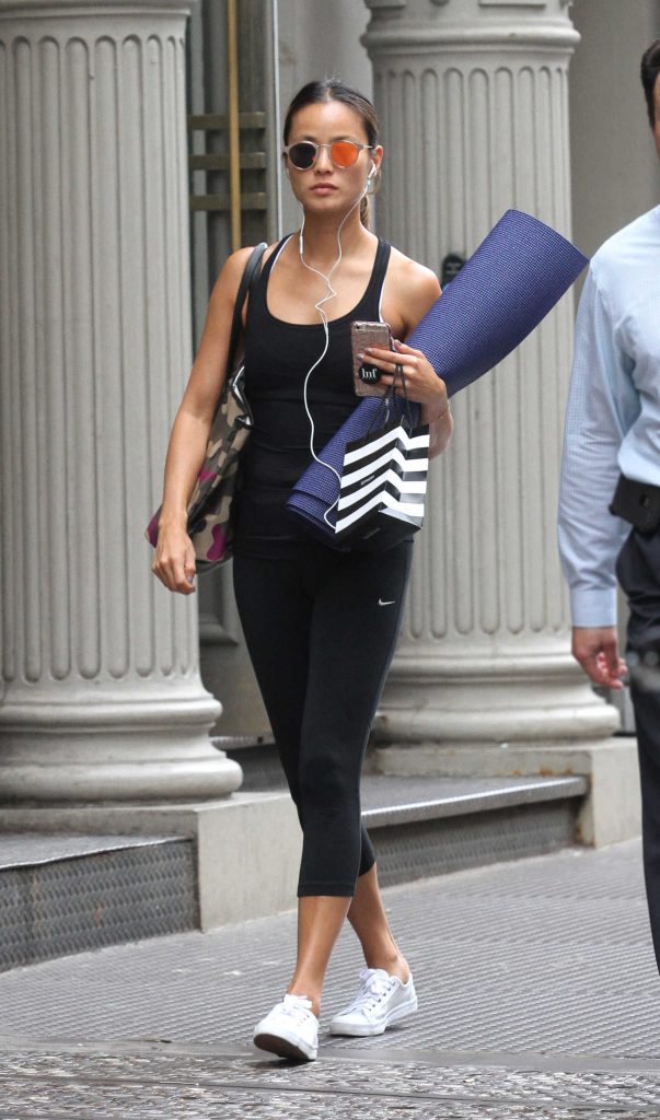 Jamie Chung Leaves Yoga Class in New York City-1