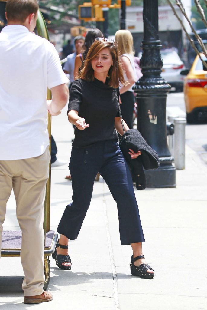 Jenna-Louise Coleman Leaves Her Hotel in New York City-1