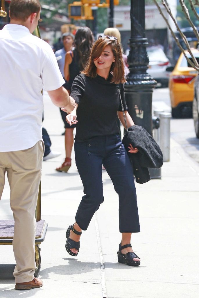 Jenna-Louise Coleman Leaves Her Hotel in New York City-2