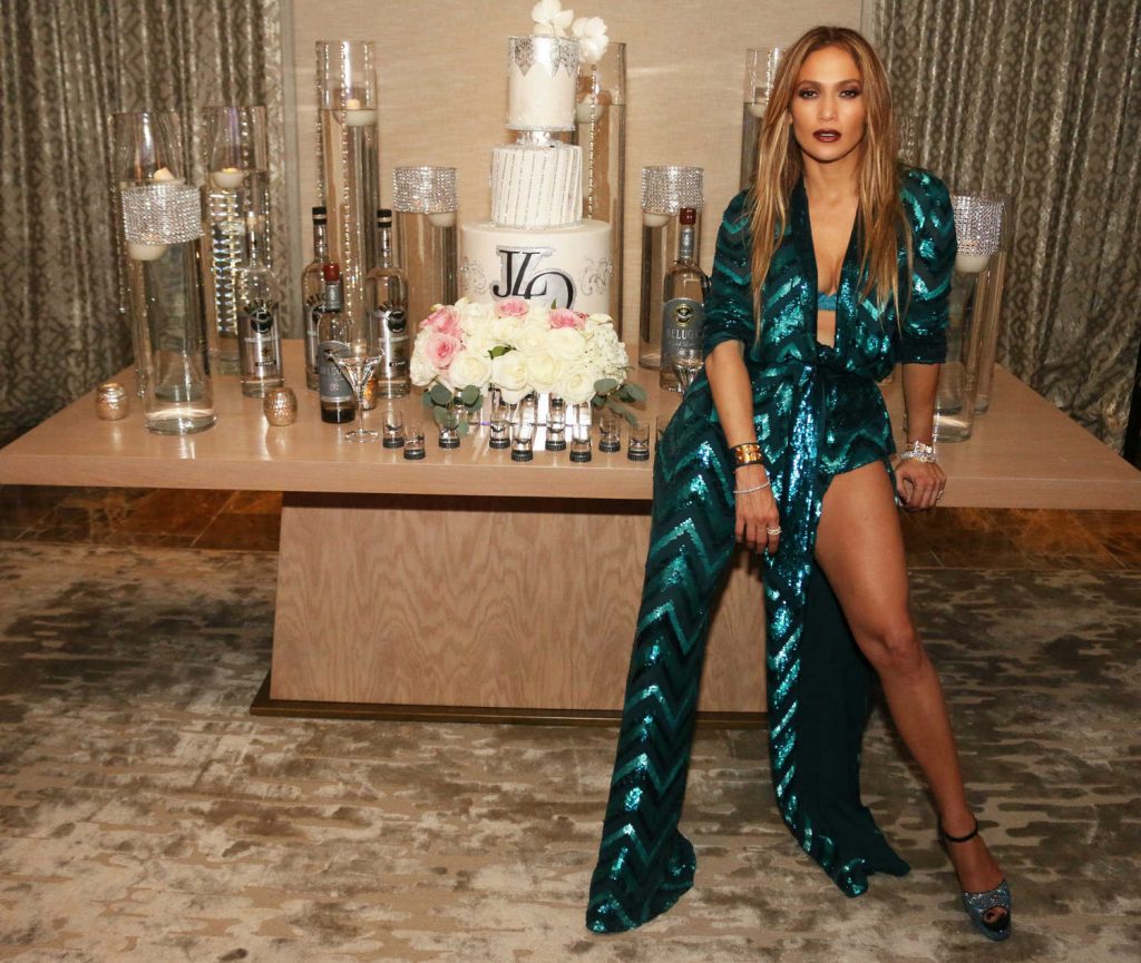 Jennifer Lopez at Jennifer Lopez's Private 47th Birthday at Nobu Villa Suite in Las Vegas-5