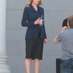 Katherine Heigl on the Set of the TV Show Doubt in Los Angeles
