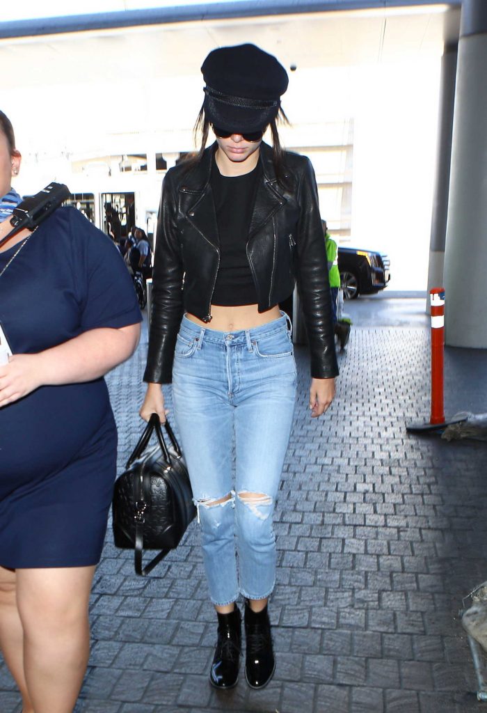 Kendall Jenner Arrives at LAX Airport in LA-2