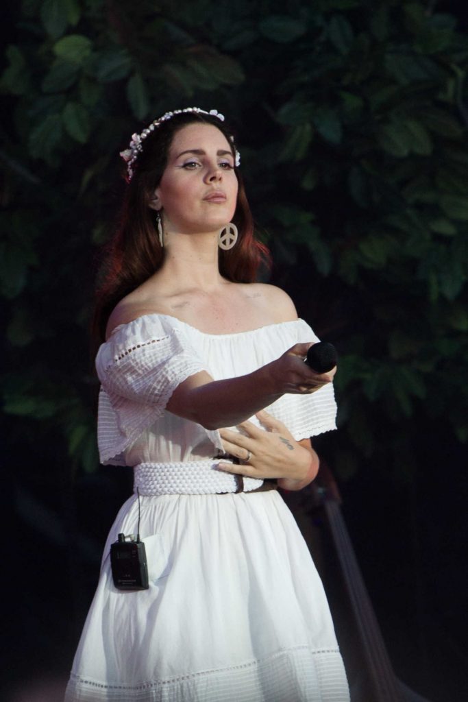 Lana Del Rey Performs During Les Vieilles Charrues Music Festival in France-5
