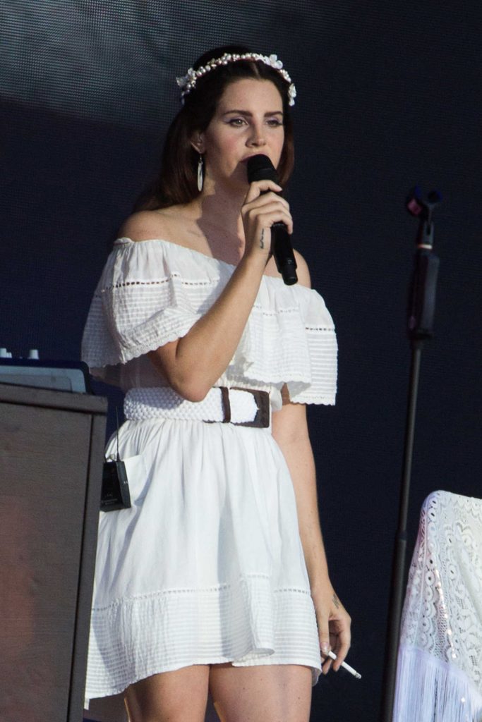 Lana Del Rey Performs During Les Vieilles Charrues Music Festival in France-6