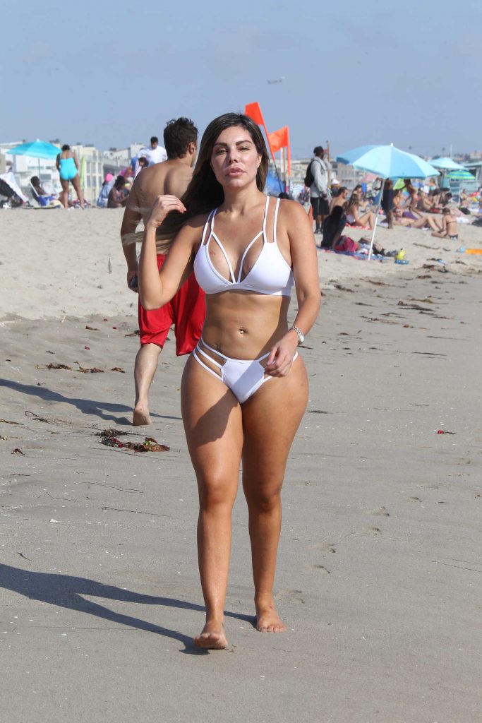Liziane Gutierrez in Bikini at the Beach in Los Angeles-2