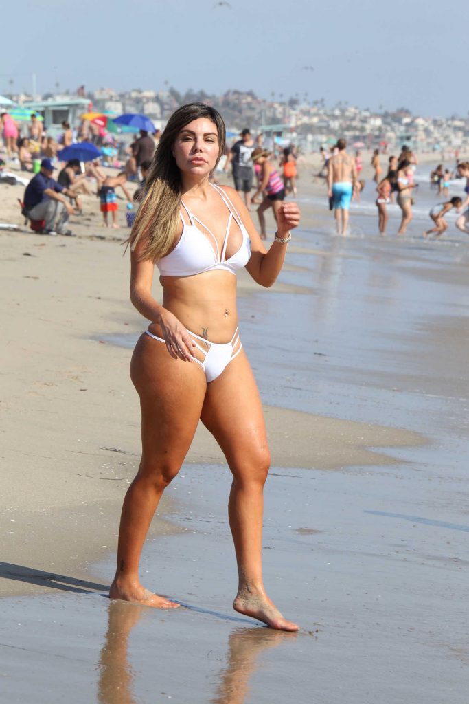 Liziane Gutierrez in Bikini at the Beach in Los Angeles-3