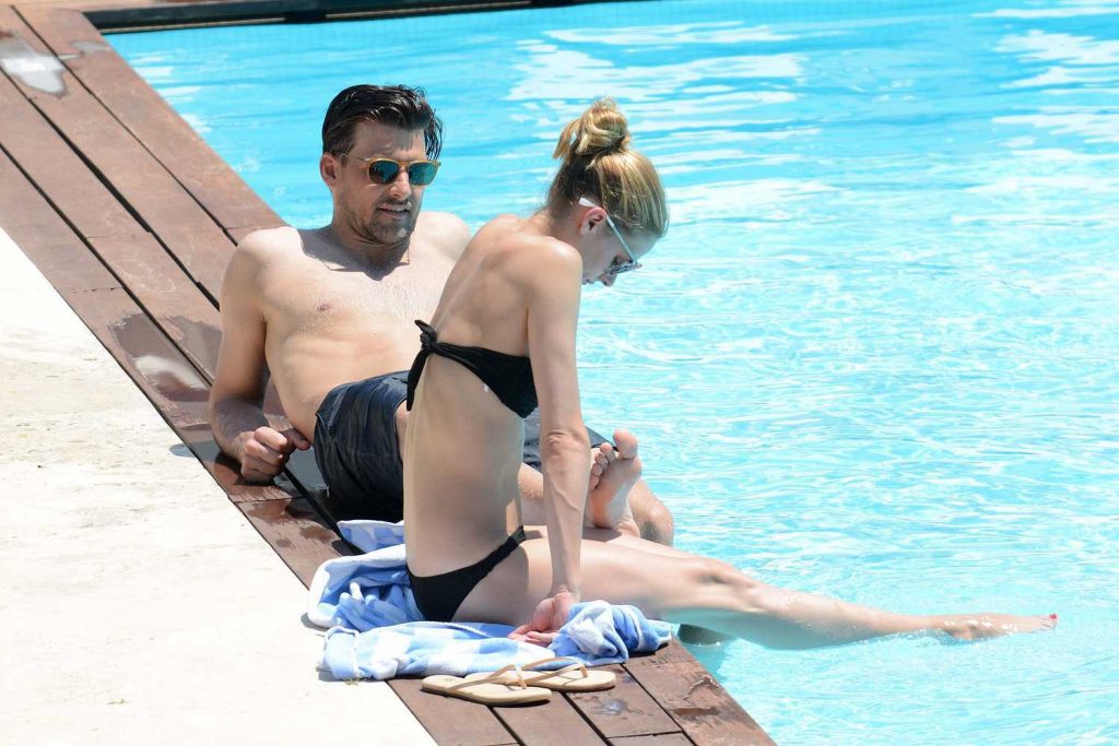Olivia Palermo in Bikini at a Pool in Capri-4