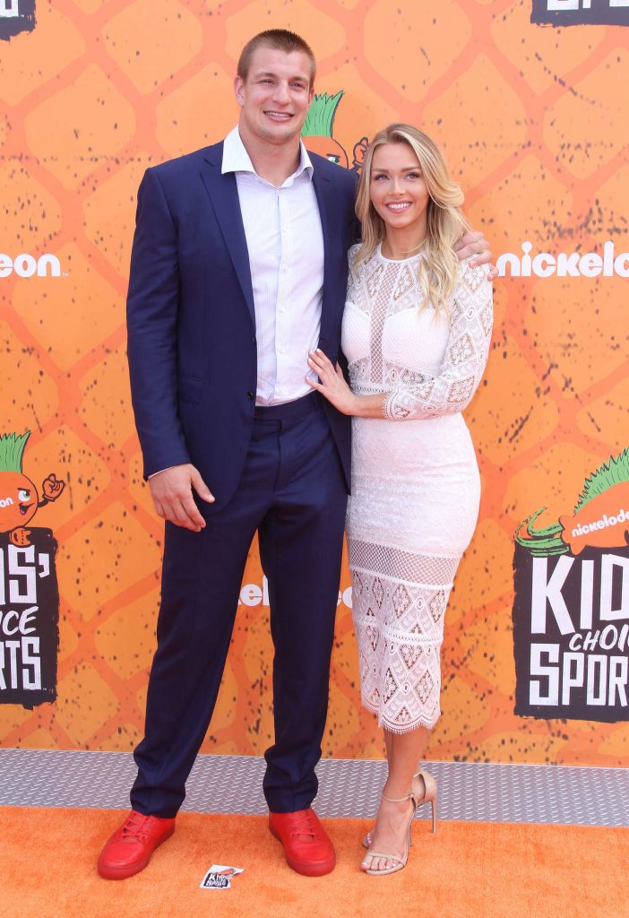 Rob Gronkowski at the Nickelodeon's Kids' Choice Sports Awards in Westwood-2