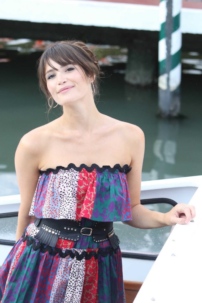 Gemma Arterton Was Seen at a Private Water Taxi in Venice-1
