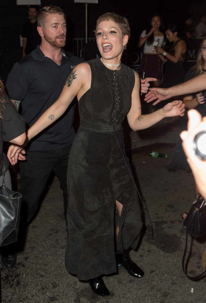 Halsey Arrives to Marquee Night Club in New York-1