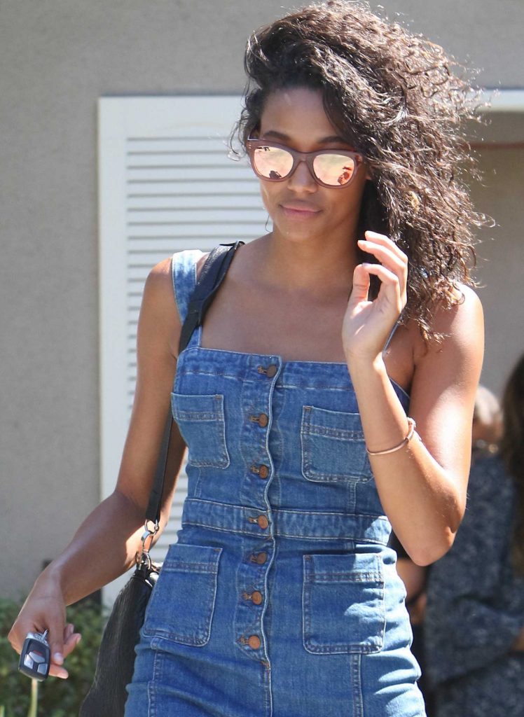 Kylie Bunbury Arrives to the In Style Gifting Suite in Brentwood, California-4