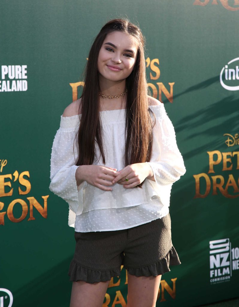 Landry Bender at the Pete's Dragon Premiere in Los Angeles-4