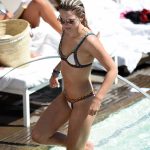 Louisa Johnson in Bikini at the Pool in LA
