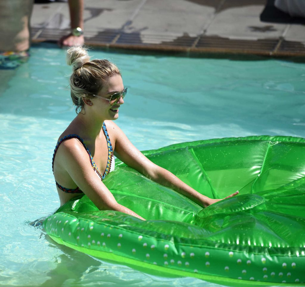 Louisa Johnson in Bikini at the Pool in LA-4